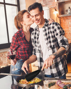 Cooking Spoon and Scraper for Nonstick Cookwares, Great for Cooking and Serving Durable BPA-Free Matte Silicone, Wood Handle Multifunction Spoon for Mixing, Scoop, and Scrape (BLACK)