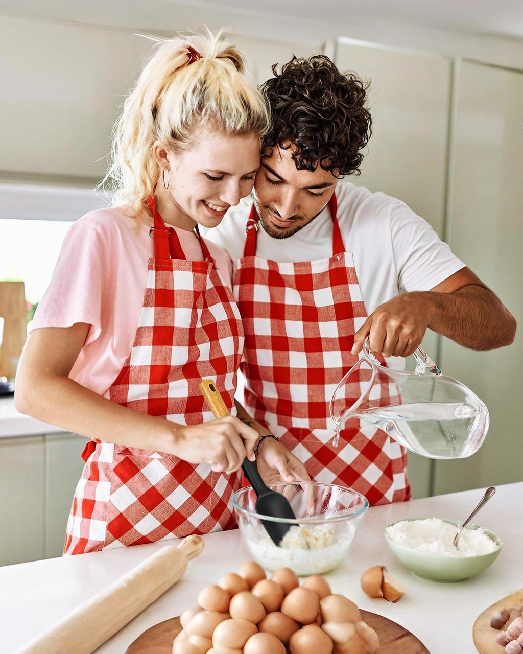 Silicone Spatula Spoon Set, Great for Mixing, Folding, Scraping, and Spreading