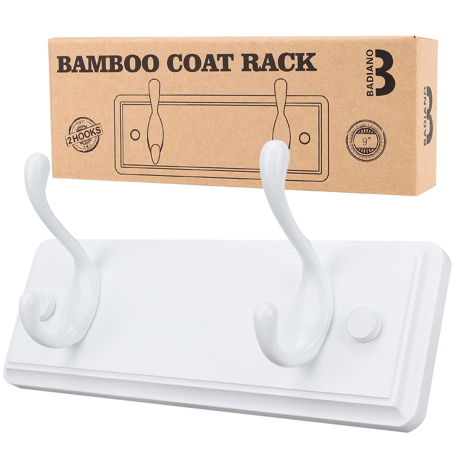 Badiano Wooden Coat Rack
