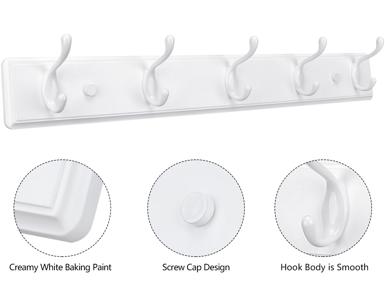 Badiano Wooden Coat Rack