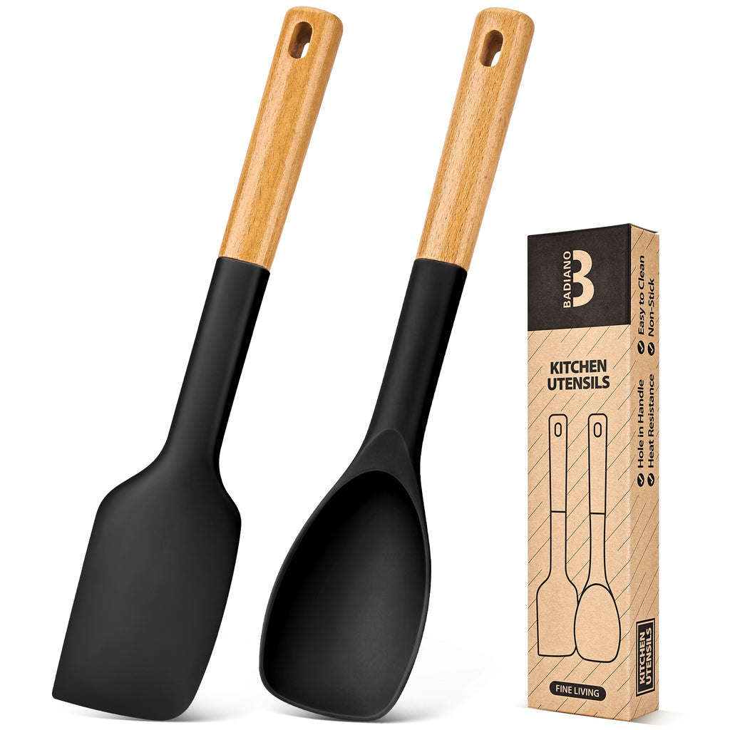 Silicone Spatula and Spoonula Set