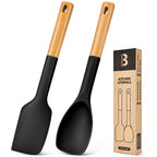 Silicone Spatula and Spoonula Set