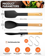 Silicone Spatula and Spoonula Set