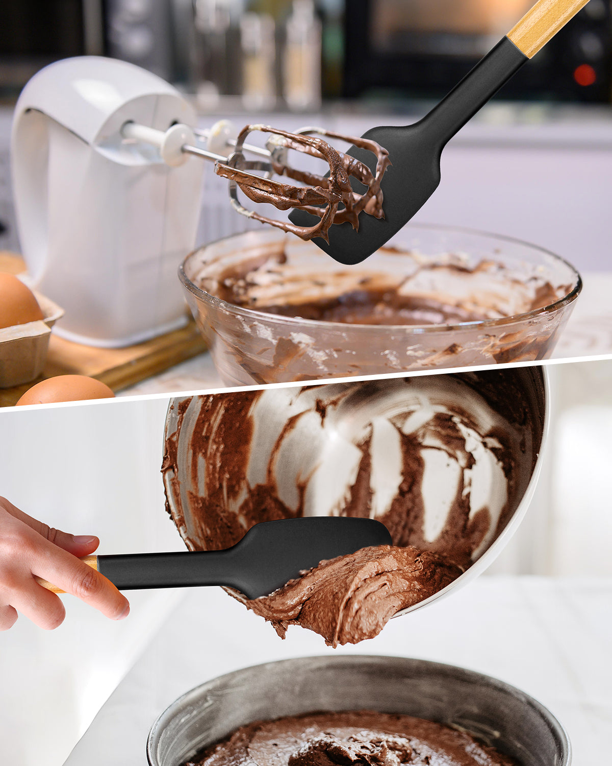 Silicone Spatula and Spoonula Set
